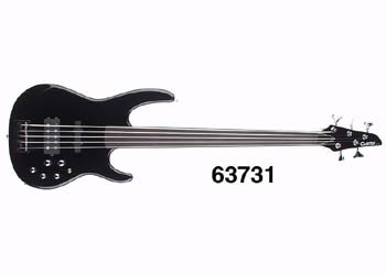 B5F bass with jet black finish and chrome
hardware