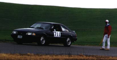Ruth drives Beastie at Thunderhill Park