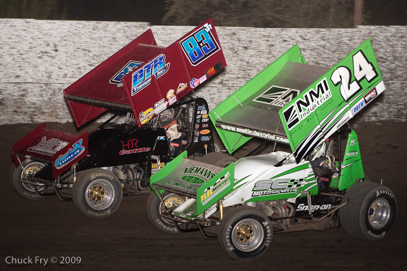 Tim Kaeding leads Tyler Walker at Antioch