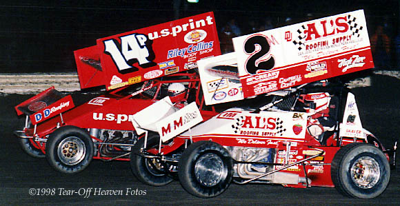 BK and Kevin Pylant pull side-by-side wheelies