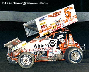 Mark Kinser action shot