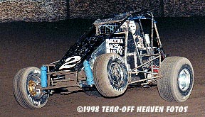J. J. Yeley action shot